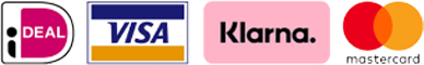 betaalmethoden: iDeal, Visa, Klarna, Mastercard